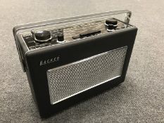 A vintage radio : Hacker Sovereign II, model RP 25 A.