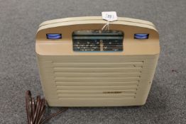 A Murphy receiver in cream case.