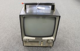An early Sony portable transistor TV set.