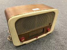 A vintage radio : Pye, serial number 463448.