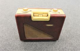 A vintage radio : Portable Demon radio.