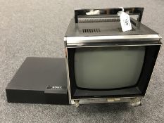 An early Sony Solid State portable TV set.