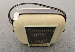 A vintage radio : Teppaz Tourist electric radio.