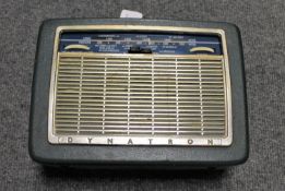 A Dynatron portable radio.