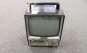 An early Sony portable transistor TV set.