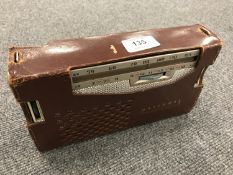 A Japanese national two band transistor radio.