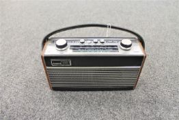 A vintage radio : Roberts Rambler II in black.