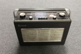 A vintage radio : Hacker Sovereign RP 18.