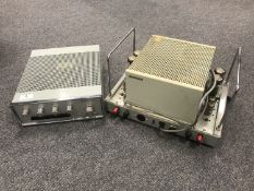 A Radford stereo control unit and valve amp SC22.