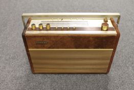 A vintage radio : Hacker Gold Sovereign.