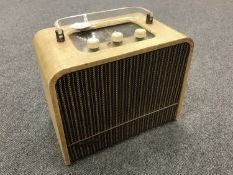 A mid 20th century Ever Ready Sky King radio.