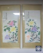 Two framed Chinese watercolours