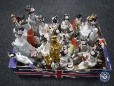 A box of oriental style figures