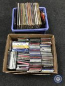 Two boxes of assorted LP records, 7