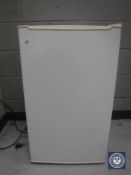 An under bench fridge