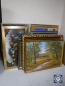 A group of continental school oils