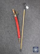 A sword-stick and an Indian sword (2)