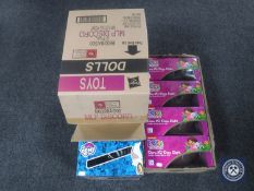 Four Dora The Explorer 3D deco lights and seven My Little Pony Discord Discordia figures