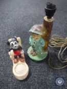 Two 20th century chalk figures;