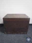 An early 20th century storage box