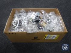 A box of large quantity of assorted costume jewellery