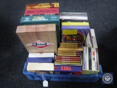 A crate of CD box sets - The Beach Boys, Paul Simon,