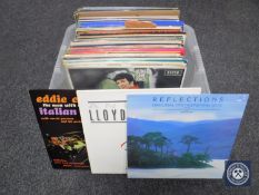 A box of LP records - Tom Jones,