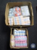 Two boxes of new wool by Jaeger