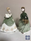 Two Royal Doulton figures,