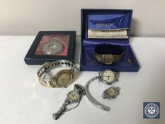 A bag of vintage watches,