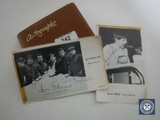 An album of 20th century autographs including Dusty Springfield, The Who, The Rolling Stones,