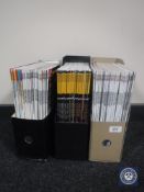 Three files containing a collection of Sight & Sound magazines