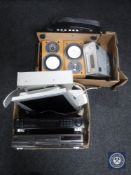 Two boxes of hi/fi separates - CD, amp,