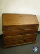 A 19th century continental pine bureau