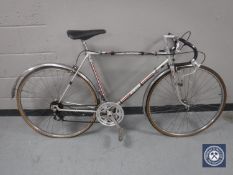 A ten speed road bike