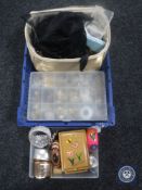 A basket of costume jewellery