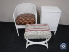 A mid 20th century loom armchair,