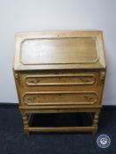 A continental oak bureau