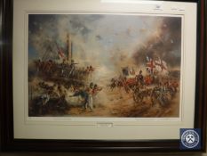 After David Cartwright : A Time For Heroes, limited edition signed colour print, 64 cm x 44 cm,