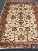 A Zeigler carpet on beige ground,