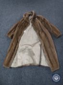 A mink fur coat