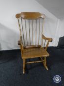 A rocking chair