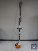 A Stihl petrol hedge trimmer