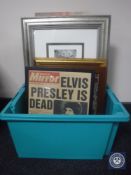 A quantity of assorted framed pictures and prints,