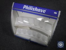 A Philips counter top display cabinet