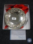 An Argento Maisini Continental silver bowl, 119.8g, in retail box.
