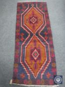 An Afghan Baluchi runner,