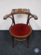 A Bentwood armchair