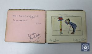 An interesting early 20th century album of handwritten poetry,