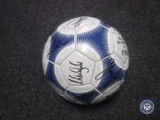 A circa 2008 football with many signatures including Sir Bobby Robson